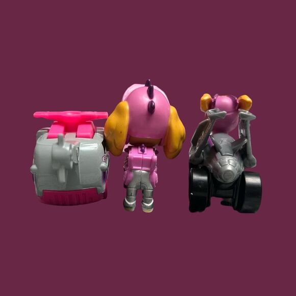 Paw Patrol Skyes Mighty Pup Super Charge Vehcle & Sky Racers Lot - Picture 6 of 8